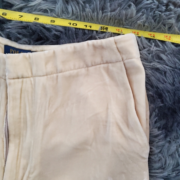 POLO RALPH LAUREN silk velvet lined wide leg 6 - Picture 5 of 8